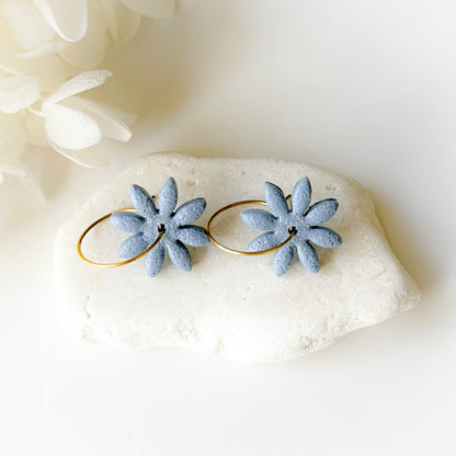 Splendor Flower Hoops