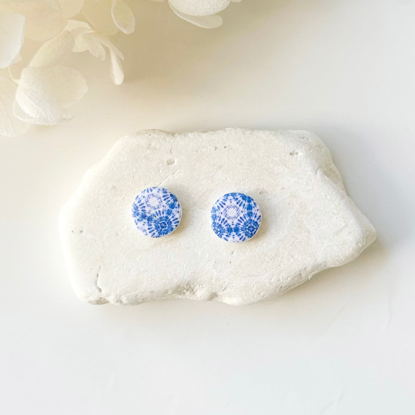 Handmade Printed Stud Earrings