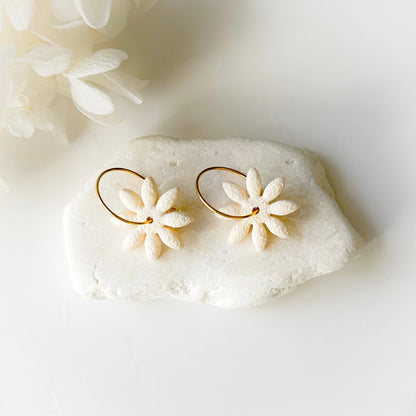 Splendor Flower Hoops