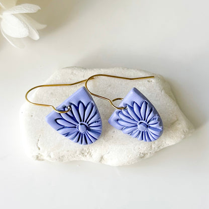 Splendor Pressed Flower Hook Dangles