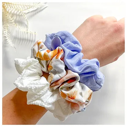 Floral Smudge Scrunchie