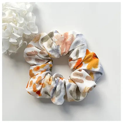 Floral Smudge Scrunchie