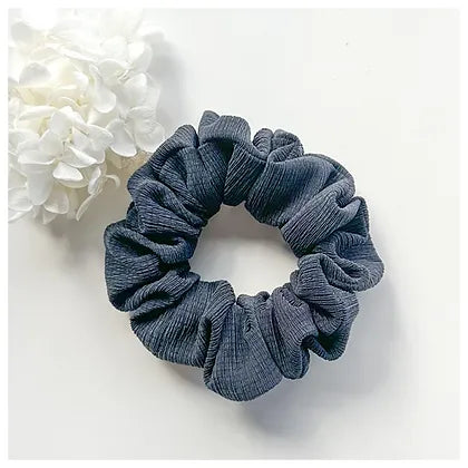 Gunmetal Scrunchie